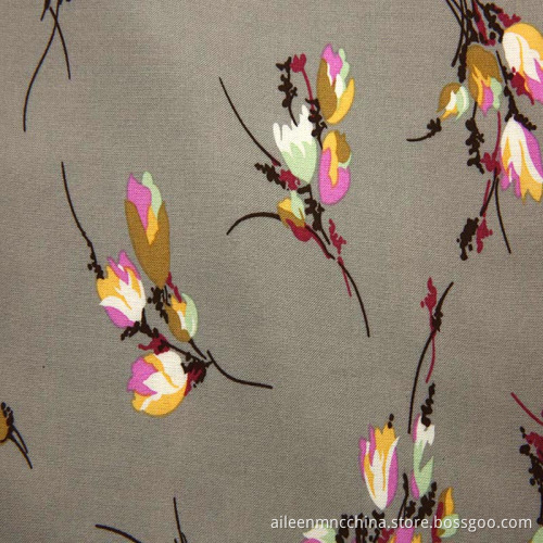 Rayon chenille fabric with floral design 60s